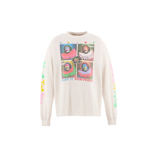 SAINT Mxxxxxx LS TEE KEEP IT / WHITE SM-HR1-0000-037