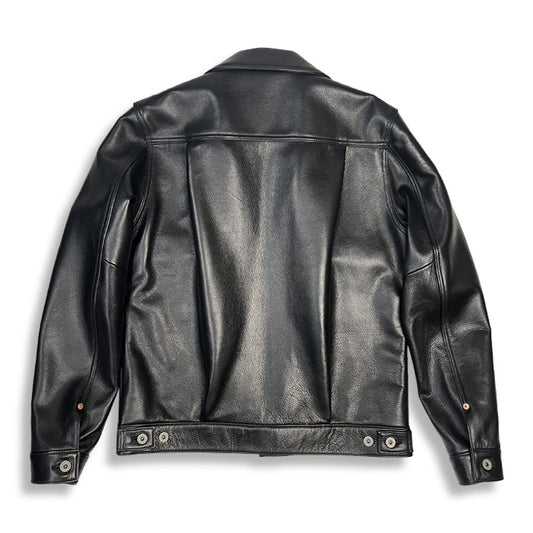 Y'2LEATHER×UNIQUE JEAN STORE別注企画【COTAN】series【CIRONNUP】:BK