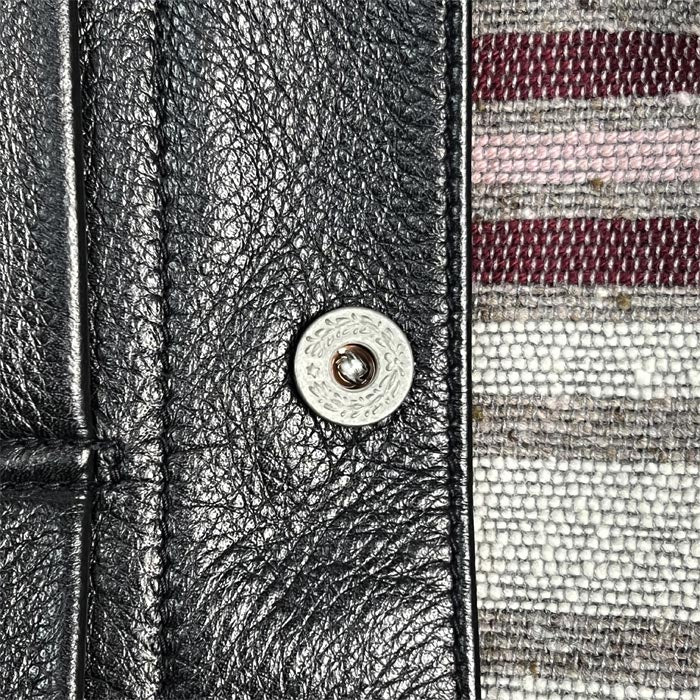 Y'2LEATHER×UNIQUE JEAN STORE別注企画【COTAN】series【CIRONNUP】:BK