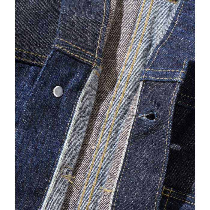 シュガーケーン Lot No. SC10701 砂糖黍製 琉球藍混 × HAWAII藍混 14oz. DENIM BLOUSE メンズ デニムジャケット アウター ジージャン セカンド ワンウォッシュ