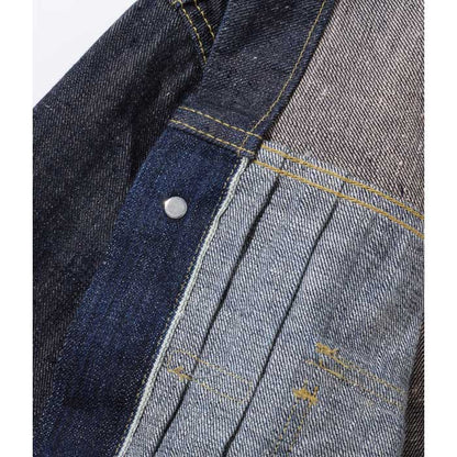 シュガーケーン Lot No. SC10701 砂糖黍製 琉球藍混 × HAWAII藍混 14oz. DENIM BLOUSE メンズ デニムジャケット アウター ジージャン セカンド ワンウォッシュ