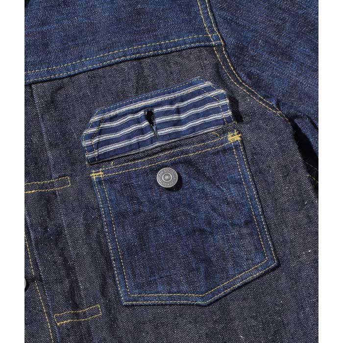 シュガーケーン Lot No. SC10701 砂糖黍製 琉球藍混 × HAWAII藍混 14oz. DENIM BLOUSE メンズ デニムジャケット アウター ジージャン セカンド ワンウォッシュ