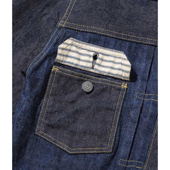 シュガーケーン Lot No. SC10701 砂糖黍製 琉球藍混 × HAWAII藍混 14oz. DENIM BLOUSE メンズ デニムジャケット アウター ジージャン セカンド ワンウォッシュ