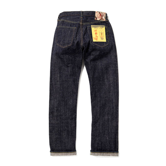 シュガーケーン SC40301A / 砂糖黍製 14oz. 琉球藍混左綾DENIM Lot.301 レギュラーストレート ワンウォッシュ デニム ジーンズ メンズ