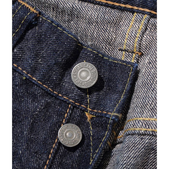 シュガーケーン SC40301A / 砂糖黍製 14oz. 琉球藍混左綾DENIM Lot.301 レギュラーストレート ワンウォッシュ デニム ジーンズ メンズ
