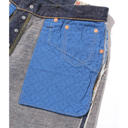 シュガーケーン SC40301A / 砂糖黍製 14oz. 琉球藍混左綾DENIM Lot.301 レギュラーストレート ワンウォッシュ デニム ジーンズ メンズ