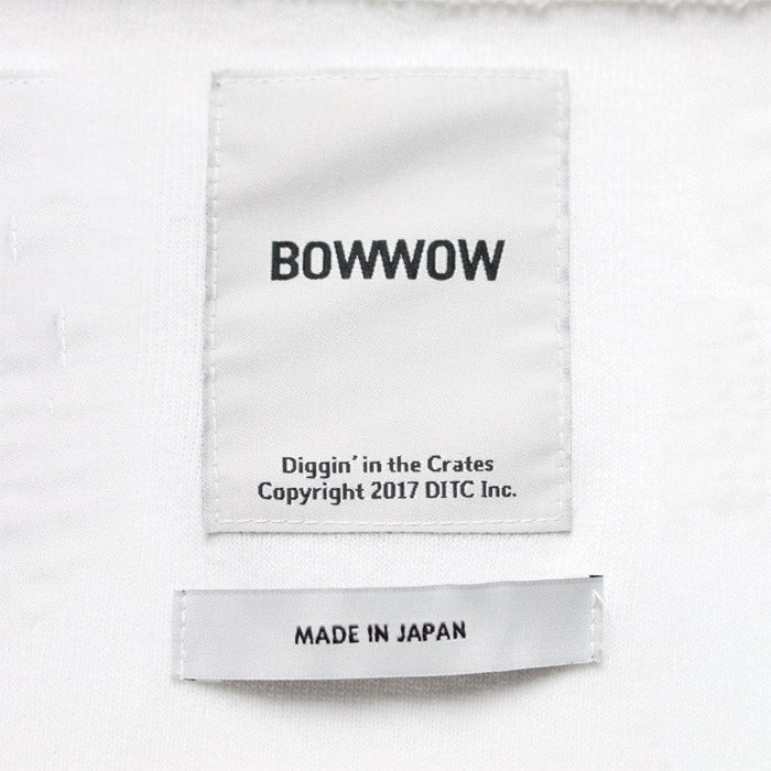 バウワウ BW2302-JPBBC JOHN PEACE BB CS WHITE × OLIVE ビックサイズ ベースボールカットソー ホワイトオリーブ