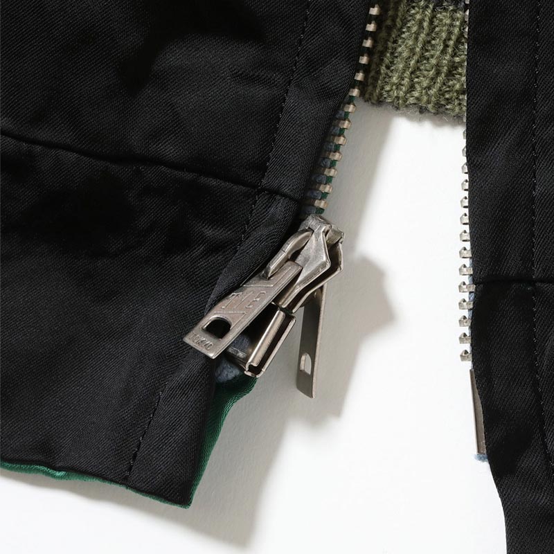 テーラー東洋 Lot No. TT15619-119 / Early 1950s Style Acetate Souvenir Jacket “KOSHO & CO.” Special Edition “SILVER DRAGON” × “TANGLED DRAGONS”