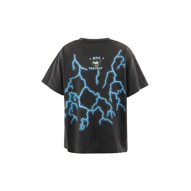 セントマイケル SM-YS1-0000-002 SS TEE / MEDUSA / BLACK メンズ 半袖 プリントTシャツ