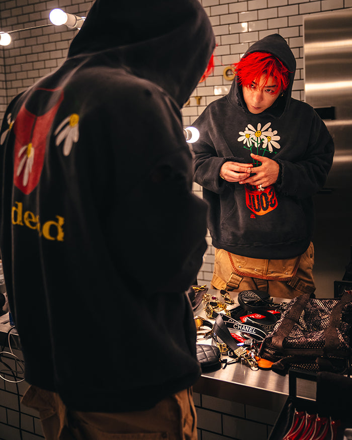 SAINT Mxxxxxx DLS_HOODIE/DE LA SOUL / BLK sm-hr1-0000-c19