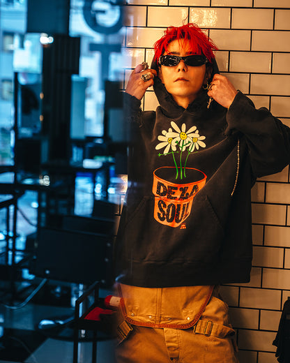 SAINT Mxxxxxx DLS_HOODIE/DE LA SOUL / BLK sm-hr1-0000-c19