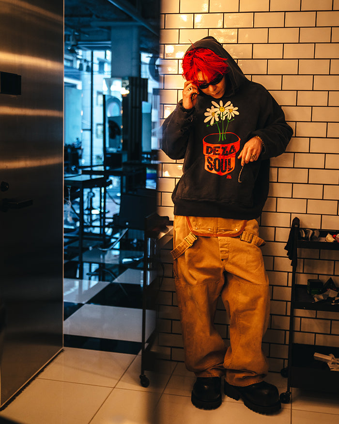 SAINT Mxxxxxx DLS_HOODIE/DE LA SOUL / BLK sm-hr1-0000-c19
