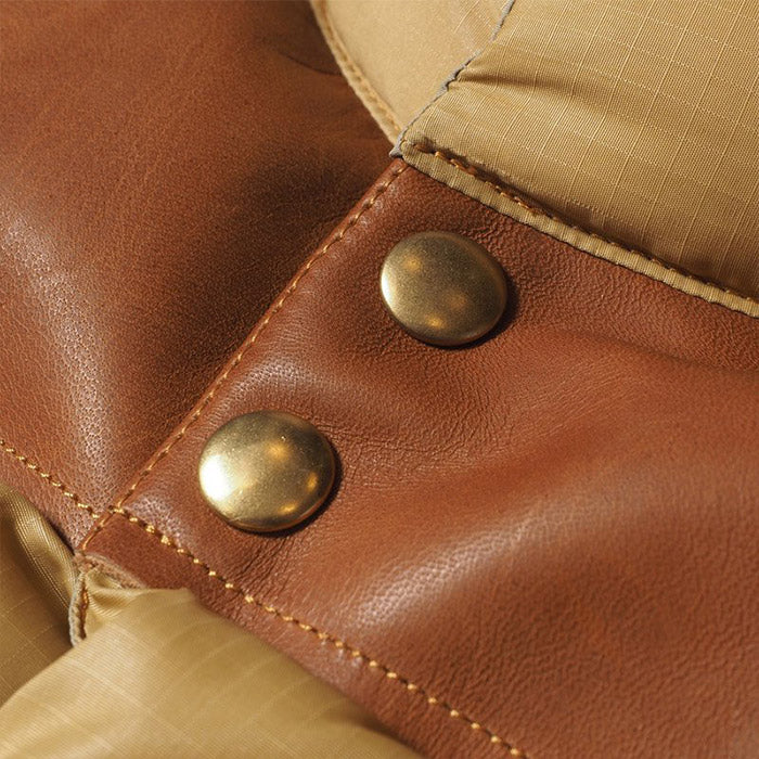 ウエアハウス WHJA-23SU002 290-232-51 Lot 2197 ROCKY MOUNTAIN × WAREHOUSE RIP STOP NYLON DOWN VEST リップストップナイロン ダウンベスト ベージュマスタード メンズ