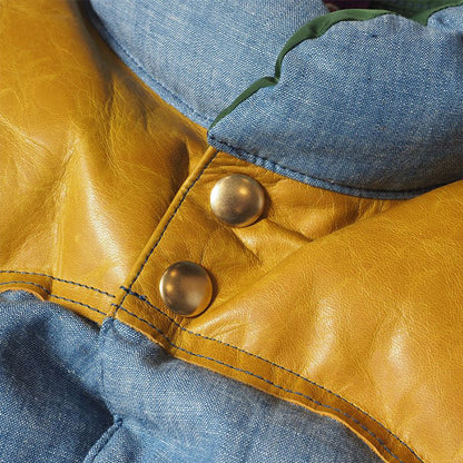 ウエアハウス WHJA-23SU005 290-232-54 Lot 2200 ROCKY MOUNTAIN × WAREHOUSE CHAMBRAY DOWN VEST シャンブレー ダウンベスト サックス メンズ