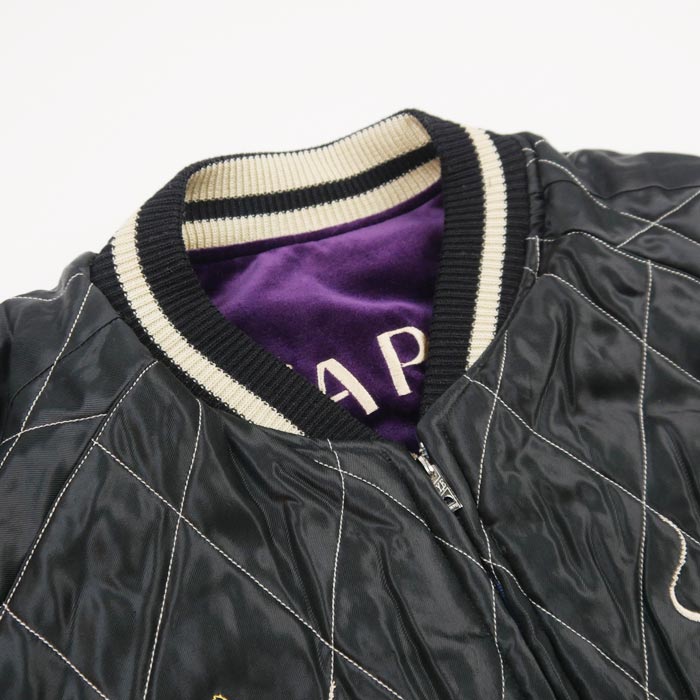 テーラー東洋 Lot No. TT15392-175 Mid 1950s Style Velveteen Souvenir Jacket “LANDSCAPE” × “DRAGON” パープル メンズ スカジャン スーベニアジャケット 別珍 ドラゴン