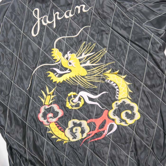 テーラー東洋 Lot No. TT15392-175 Mid 1950s Style Velveteen Souvenir Jacket “LANDSCAPE” × “DRAGON” パープル メンズ スカジャン スーベニアジャケット 別珍 ドラゴン