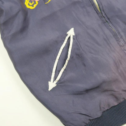 テーラー東洋 Lot No. TT15393-119 Early 1950s Style Acetate Souvenir Jacket “EAGLE” × “DRAGON” (AGING MODEL) ブラック メンズ スカジャン スーベニアジャケット エイジング イーグル ドラゴン