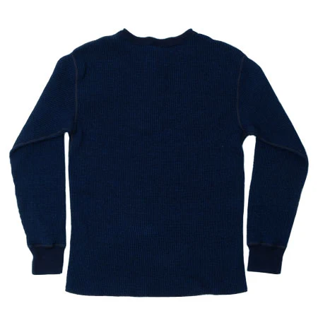 UES ビッグワッフル ヘンリーネックＴシャツ インディゴ