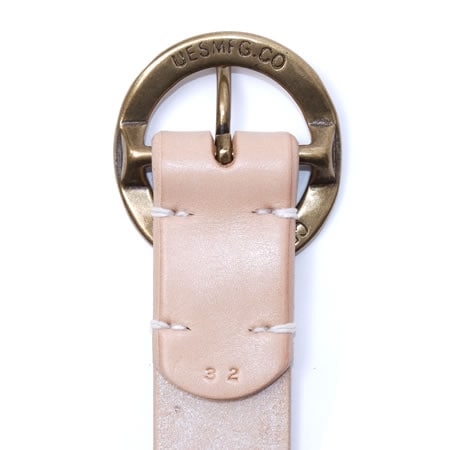 サークルバックルベルト ヌメ