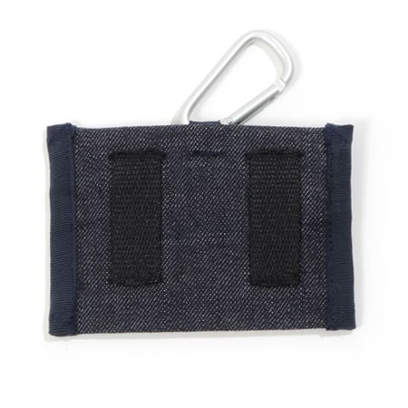 カラビナ付き ベルトポーチ:デニム