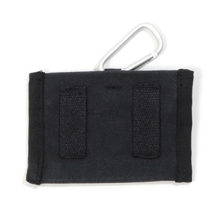 カラビナ付き ベルトポーチ:ブラック