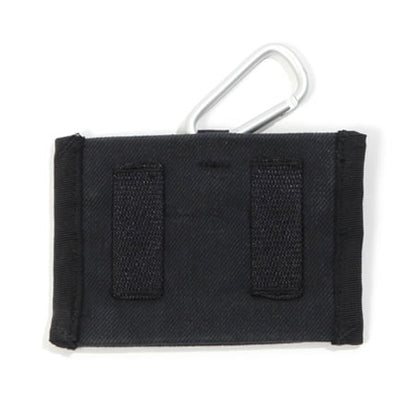 カラビナ付き ベルトポーチ:ブラック
