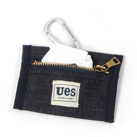 カラビナ付き ベルトポーチ:ブラック