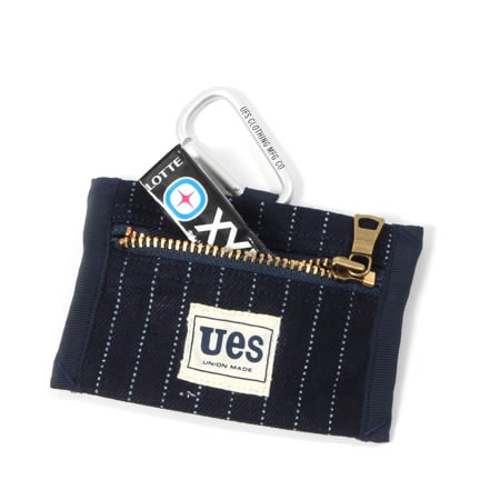 カラビナ付き ベルトポーチ:ブラック