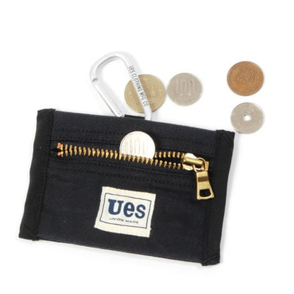 カラビナ付き ベルトポーチ:ブラック