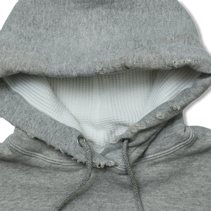FULL COUNT 3770-1 Fading Double Face Sweat Hoodie(damage less):Gry Egg/Blk Egg/Pnk Gry/Egg