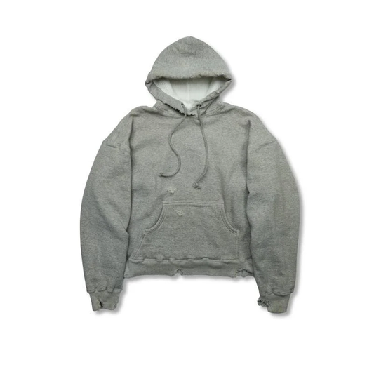 FULL COUNT 3770-1 Fading Double Face Sweat Hoodie(damage less):Gry Egg/Blk Egg/Pnk Gry/Egg