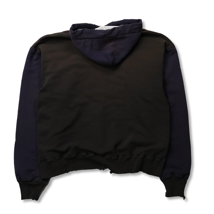 FULL COUNT 3770-1 Fading Double Face Sweat Hoodie(damage less):Gry Egg/Blk Egg/Pnk Gry/Egg