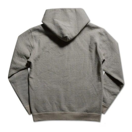 24FW デラックスウエア SPZ-00 FULLZIP PARKA PLAIN 杢GRAY.BEIGE フルジップパーカー メンズ ロングセラーモデル フーディー