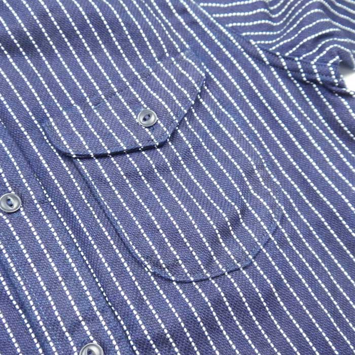 ウエス 501656 インディゴストライプネル ヘビーネルシャツ インディゴ メンズ
