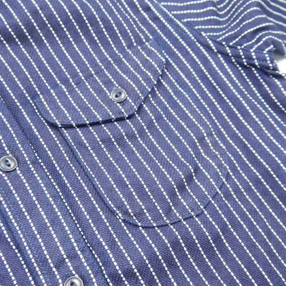 ウエス 501656 インディゴストライプネル ヘビーネルシャツ インディゴ メンズ