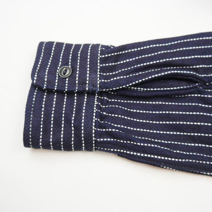 ウエス 501656 インディゴストライプネル ヘビーネルシャツ インディゴ メンズ