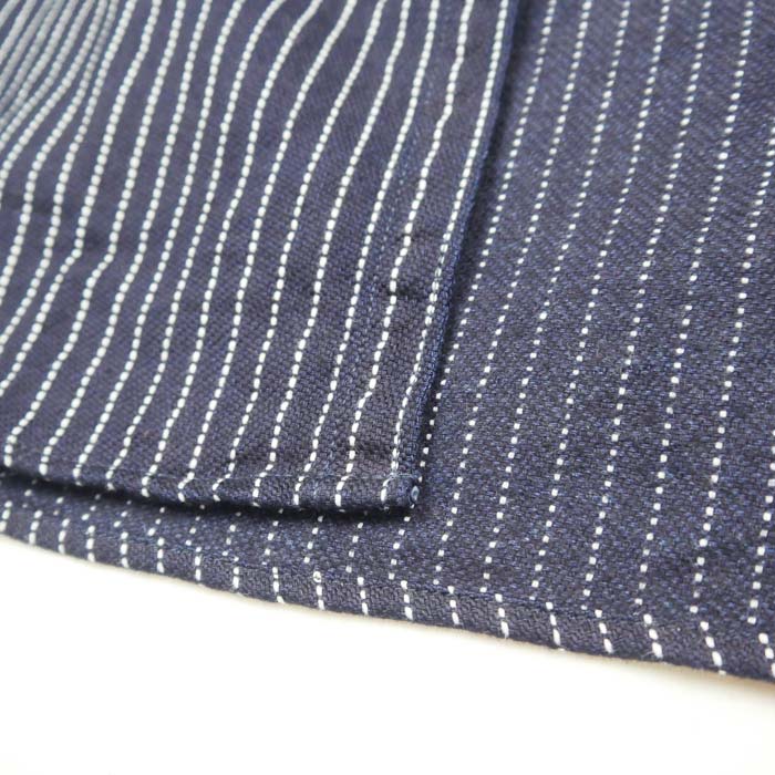 ウエス 501656 インディゴストライプネル ヘビーネルシャツ インディゴ メンズ