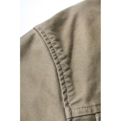 バウワウ BW2302-WJ WARDEN JACKET KHAKI AGEING ワーデンジャケット カーキ メンズ