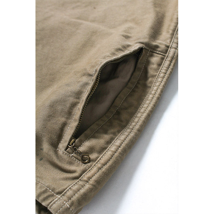 バウワウ BW2302-WJ WARDEN JACKET KHAKI AGEING ワーデンジャケット カーキ メンズ