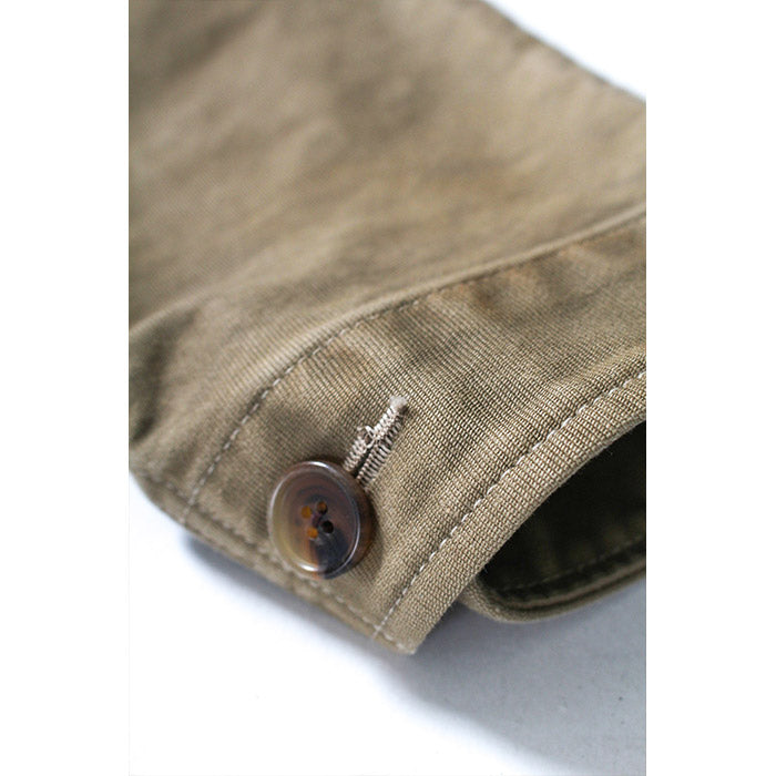 バウワウ BW2302-WJ WARDEN JACKET KHAKI AGEING ワーデンジャケット カーキ メンズ