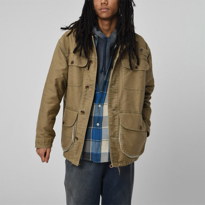 バウワウ BW2302-WJ WARDEN JACKET KHAKI AGEING ワーデンジャケット カーキ メンズ