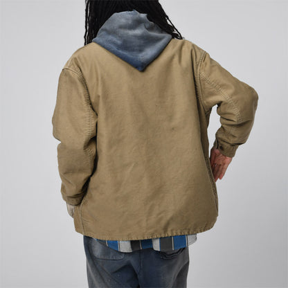 バウワウ BW2302-WJ WARDEN JACKET KHAKI AGEING ワーデンジャケット カーキ メンズ