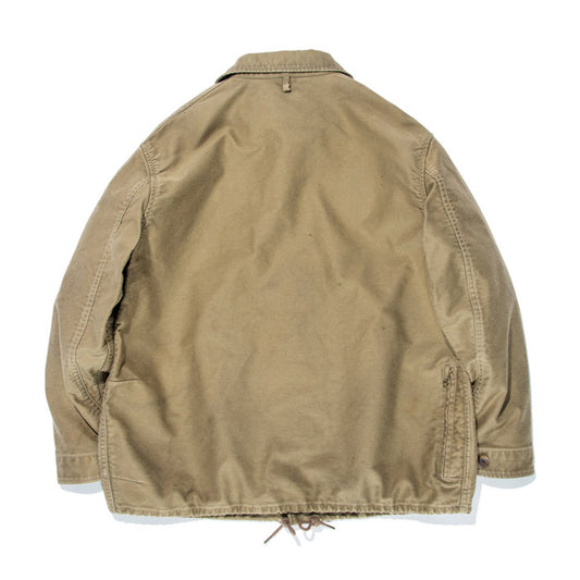 バウワウ BW2302-WJ WARDEN JACKET KHAKI AGEING ワーデンジャケット カーキ メンズ