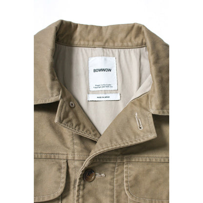 バウワウ BW2302-WJ WARDEN JACKET KHAKI AGEING ワーデンジャケット カーキ メンズ