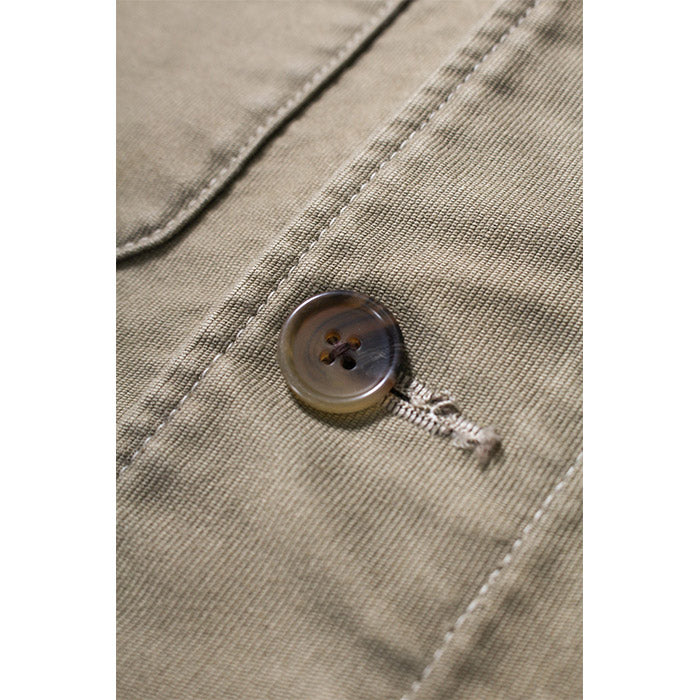 バウワウ BW2302-WJ WARDEN JACKET KHAKI AGEING ワーデンジャケット カーキ メンズ