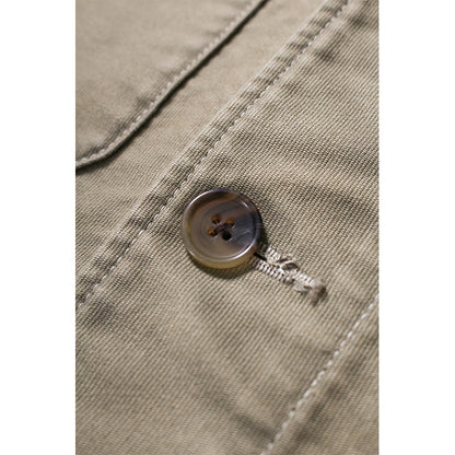 バウワウ BW2302-WJ WARDEN JACKET KHAKI AGEING ワーデンジャケット カーキ メンズ