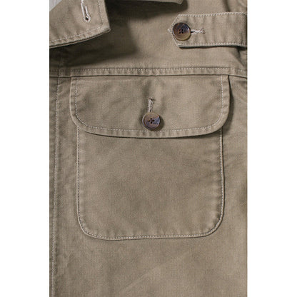バウワウ BW2302-WJ WARDEN JACKET KHAKI AGEING ワーデンジャケット カーキ メンズ