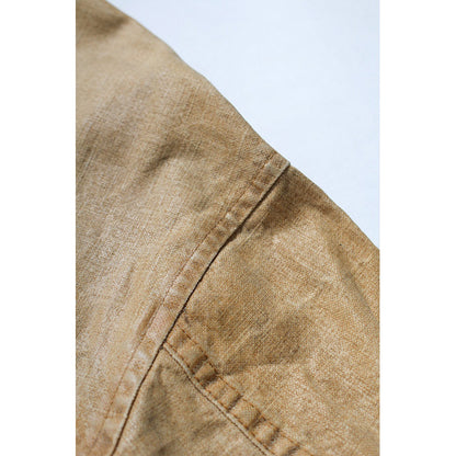 バウワウ BW2302-TCFJ TIN CLOTH FIELD JACKET TAN DUSTY AGEING オイルフィニッシュ フィールドジャケット ベージュ メンズ