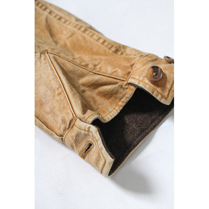 バウワウ BW2302-TCFJ TIN CLOTH FIELD JACKET TAN DUSTY AGEING オイルフィニッシュ フィールドジャケット ベージュ メンズ