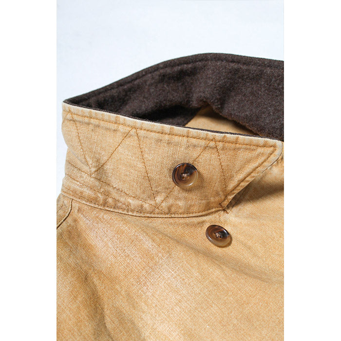バウワウ BW2302-TCFJ TIN CLOTH FIELD JACKET TAN DUSTY AGEING オイルフィニッシュ フィールドジャケット ベージュ メンズ